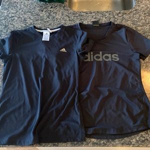2 Adidas tees sz small